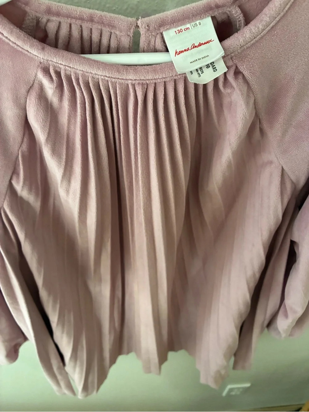 Hanna Andersson Pink Pleated Dress